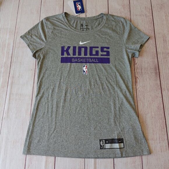 NBA Sacramento Kings Basketball Nike Dri-Fit Tee sz M NWT - Picture 5 of 11